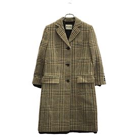 Miu Miu Wool Coat Brown