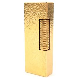 Alfred Dunhill Dunhill All-over pattern Lighter Smoking Accessory Golden