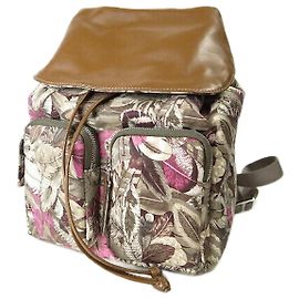 Salvatore Ferragamo Nylon Leather Backpack Multiple colors