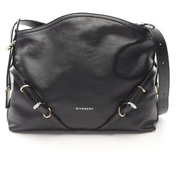 Borsa a Spalla in Pelle Givenchy VOYOU Nero