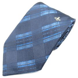 Corbata de seda Vivienne Westwood Azul