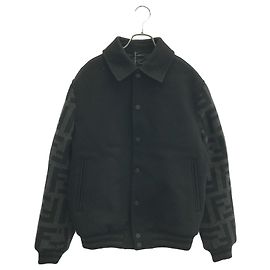 Fendi FW1348 ATEB Wool Jacket Black