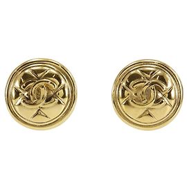 Orecchini Matelassé Chanel D'oro