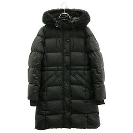 Coach Daunenmantel aus Polyester Schwarz