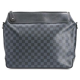 Louis Vuitton Damier Cobalt Greenwich Shoulder Bag Navy blue