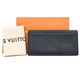 Cartera Larga Brazza Louis Vuitton Azul marino