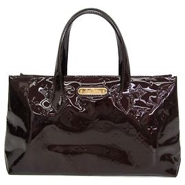 Bolso Louis Vuitton Monogram Vernis Wilshire PM Burdeos