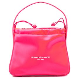 Bolsa Ryan de cetim rosa da Alexander Wang Rosa