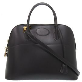 Borsa a mano Hermès Bolide 35 Nera Nero