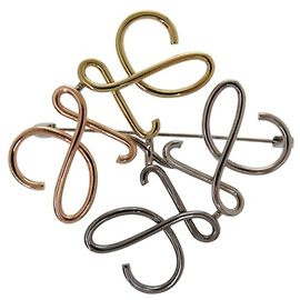 Multicolor Metallbrosche Anagram Loewe Andere