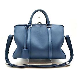 Sac Mini Boston SC Sofia Coppola de Louis Vuitton Bleu Bleu Marine