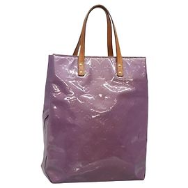 LOUIS VUITTON Monogram Vernis Reade MM Sac à main Viole M91087 LV Auth hk2889 Violet