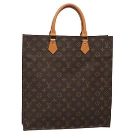 LOUIS VUITTON Sac Plat Monogram M51140 LV Auth 139896 Monogramme