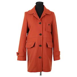 Sessun Orange wool coat Orange