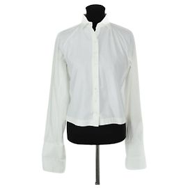 Alaïa White cotton shirt White