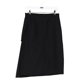 Courreges Schwarzer Wollrock Schwarz