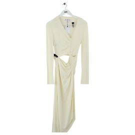 Off White Abito Beige Beige