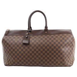 Bolsa Louis Vuitton Damier Ebene Greenwich GM N41155 Marrom