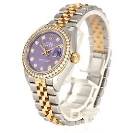 Rolex Lady DateJust 28mm Purple