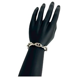 Hermès Pulsera Charm Chaine d'Ancre GM Hermes Plata