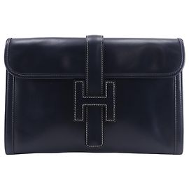 Borsa Clutch Jige PM di Hermès Blu navy