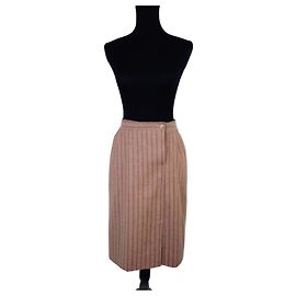 Cacharel Cacaharel Midi-Kleid aus Wolle Hellbraun