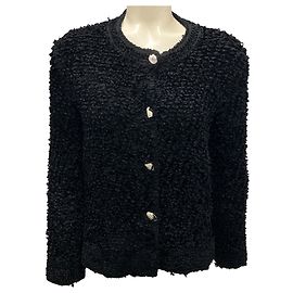 Cardigan en Chenille Noir Givenchy Noir