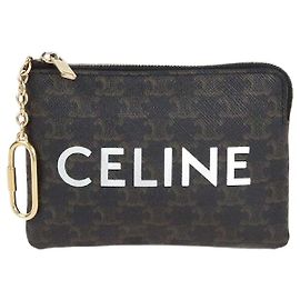 Céline Celine Tan Small Triomphe Pouch Other