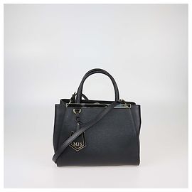 Fendi Noir Petite 2Jours Tote Noir