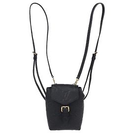 Louis Vuitton Schwarzer Monogram Empreinte Giant Tiny Rucksack Schwarz