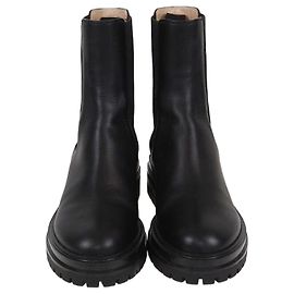 Bottines Chelsea en cuir noir Gianvito Rossi Noir