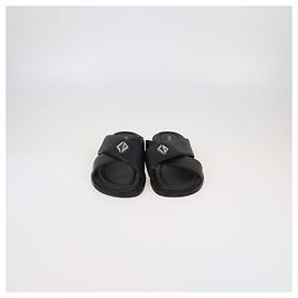 Christian Dior Infradito Piatto Alias in Pelle Nera Dior Homme Nero