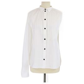 Camisa de manga larga Hadiya de algodón plisado blanco Loro Piana Blanco