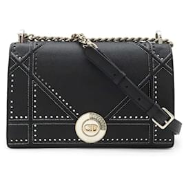 Dior-Dior Diorama Leather Chain Shoulder Bag-Black