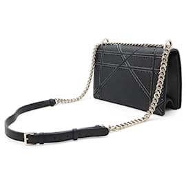 Dior-Dior Diorama Leather Chain Shoulder Bag-Black