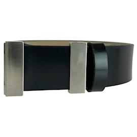 Alfred Dunhill Dunhill Leather Belt Black