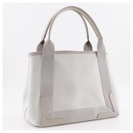 Balenciaga-Bolsa tote em lona S navy Balenciaga-Cinza