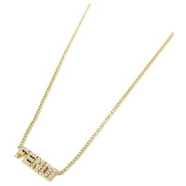 Collana Fendi 8AH252 A44G D'oro Metallico