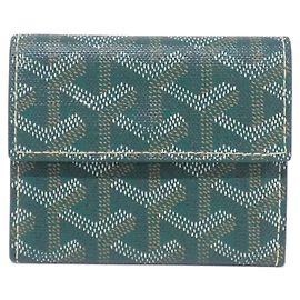 Goyard Marigny Coated Canvas Coin Case Green