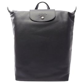 Longchamp Le Pliage XTRA M Leather Backpack Black
