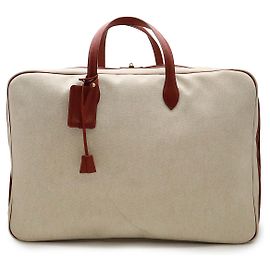 Bolsa de viagem Boston Victoria 60 da Hermès Vermelho