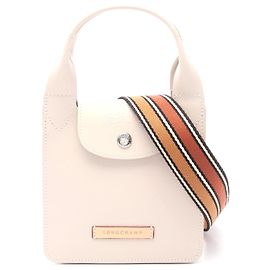 Bolsa de couro Le Pliage Extra XS da Longchamp Rosa