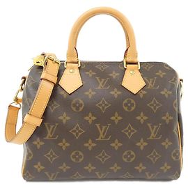 Bolsa Boston Monogram Speedy Bandoulière Louis Vuitton Marrom