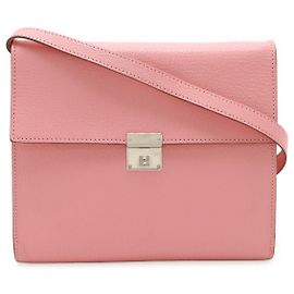 Hermès Borsa a Spalla Hermes Chevre Click 16 Rosa Rosa