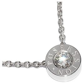 Collar Péndulo de Diamante Piaget K18WG Blanco