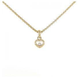 Collier en diamant Chopard Au750 Doré Métallisé