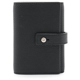 Yves Saint Laurent Leather Key Case 6 Hooks Black