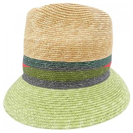 Gucci-Chapéu Gucci-Marrom,Bege