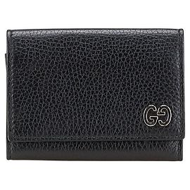 Gucci Dorian Leather Card Case Black