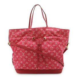 Bolsa tote Louis Vuitton Monogram Denim Noe Full MM Rosa